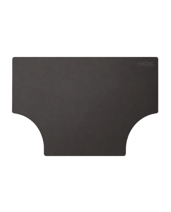 Horotec 24.202-N - Sous-main souple en microfibre et caoutchouc antidérapant noir