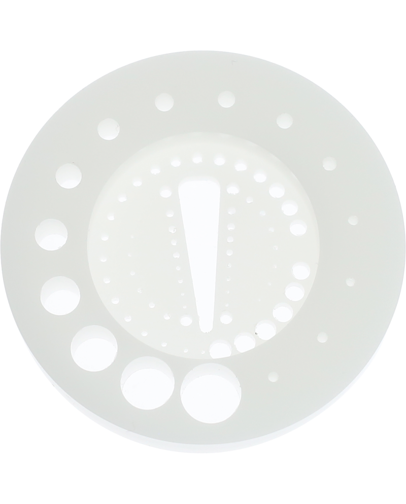 Horotec 03.430 - Plaque à trous en Delrin® Ø 60 mm