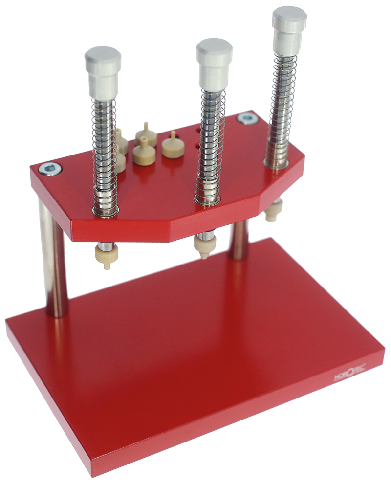 Horotec 05.022-PEEK - Potence pour poser les aiguilles avec 8 tasseaux à vis en PEEK®