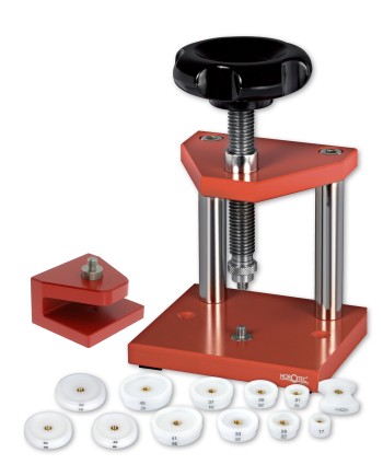 Horotec 07.132 - Potence pour fermer les boîtes à fond pression avec 12 tasseaux en Delrin®
