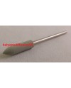 Brossette gomme silicone verte pointe fine 16 × 5 mm