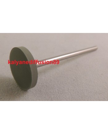 Brossette gomme silicone verte lentille Ø 14,5 x 2 mm – Polissage