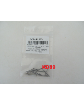 Anses à ergot en acier inoxydable 316L, Ø 1.50 mm lot de 10