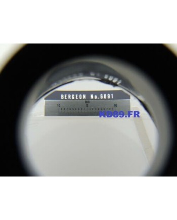 BERGEON 6091 – Loupe à poser 5x avec réglette contrôle