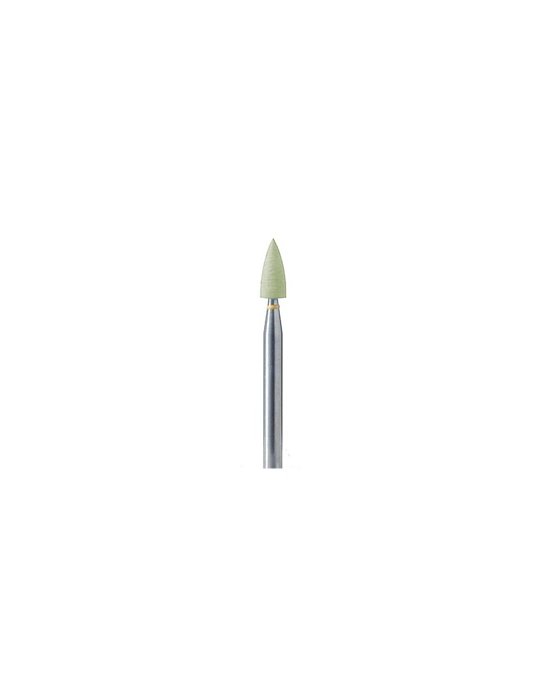 Brossette de polissage vert clair Ø 3 mm montée