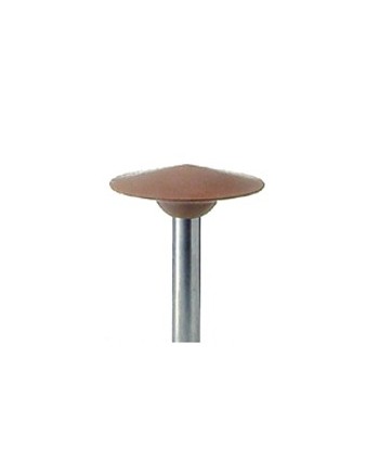 Brossette de polissage marron Ø 12 mm montée