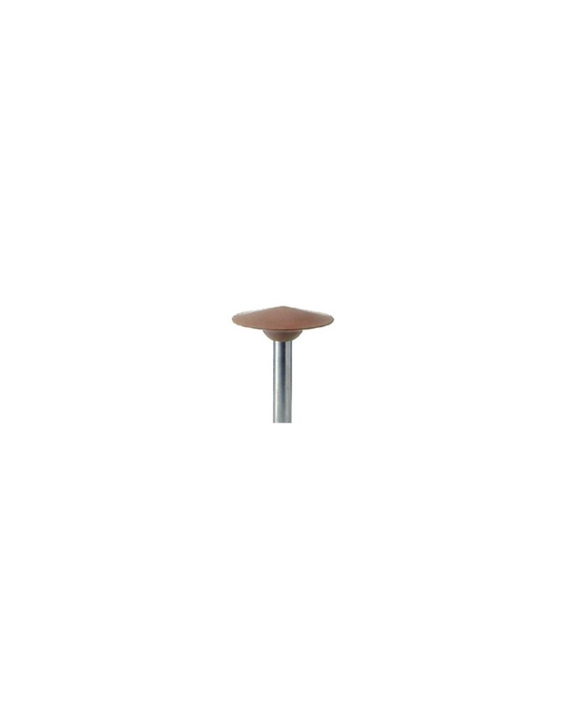 Brossette de polissage marron Ø 12 mm montée