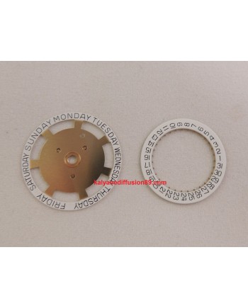Disque des jours et date pour ETA 2557 / 2561 Swiss Made