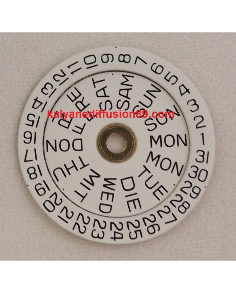 Disque des jours et date 2557 + 2561 ETA 2836-2 2846