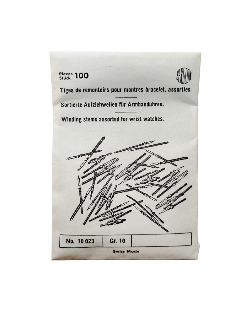 BERGEON 10023-100 – Tiges de remontoirs assorties pour montres-bracelets
