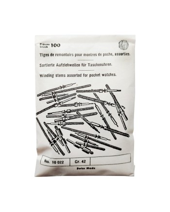 BERGEON 10022-100 – Tiges de remontoirs assorties pour montres de poche