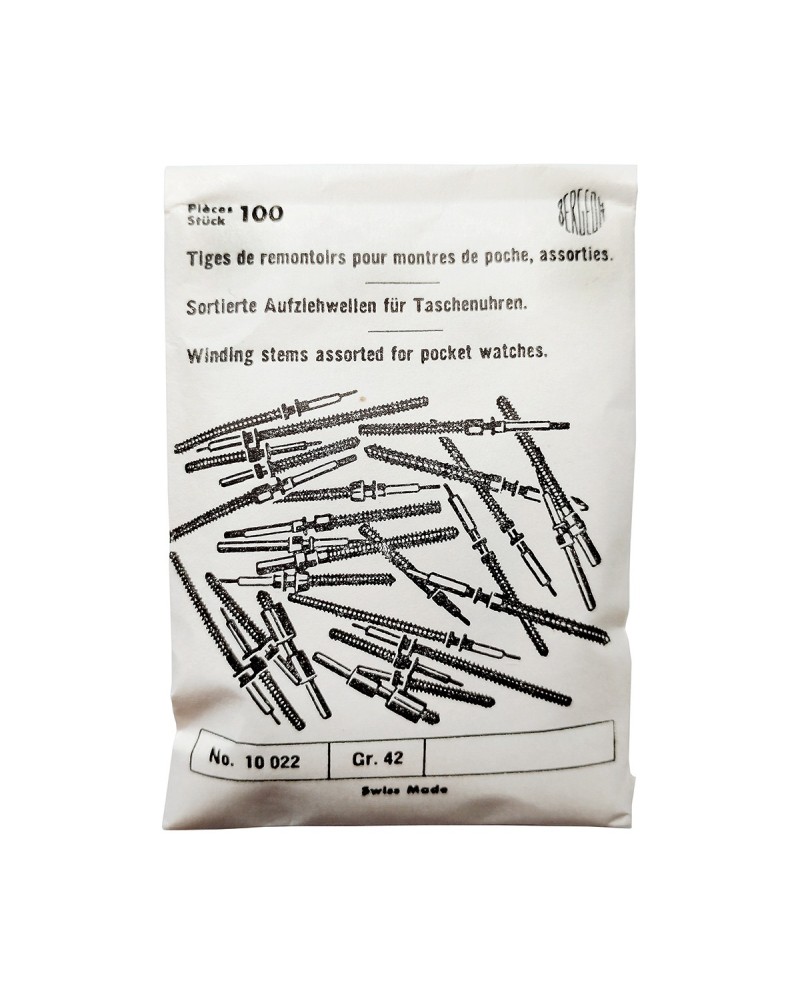 BERGEON 10022-100 – Tiges de remontoirs assorties pour montres de poche