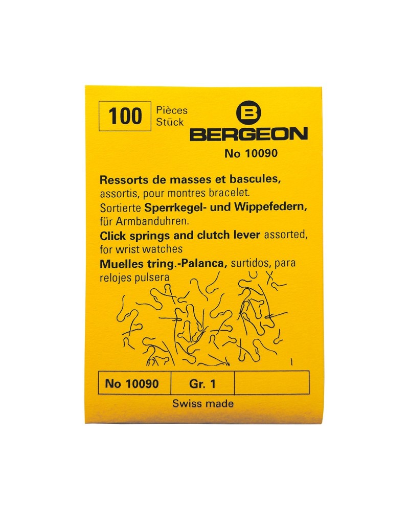 BERGEON 10090-100 – Ressorts de masses et bascule assortis pour montres-bracelets