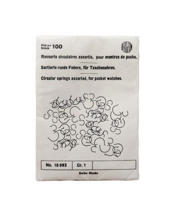 BERGEON 10093-100 – Ressorts circulaires assortis pour montres de poche