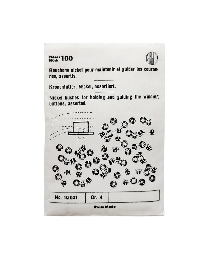 BERGEON 10041-100 – Bouchons nickel pour maintenir et guider les couronnes