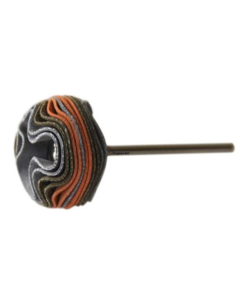 Brossette en Alcantara pour le  polissage  Ø 25 x 6 mm montée