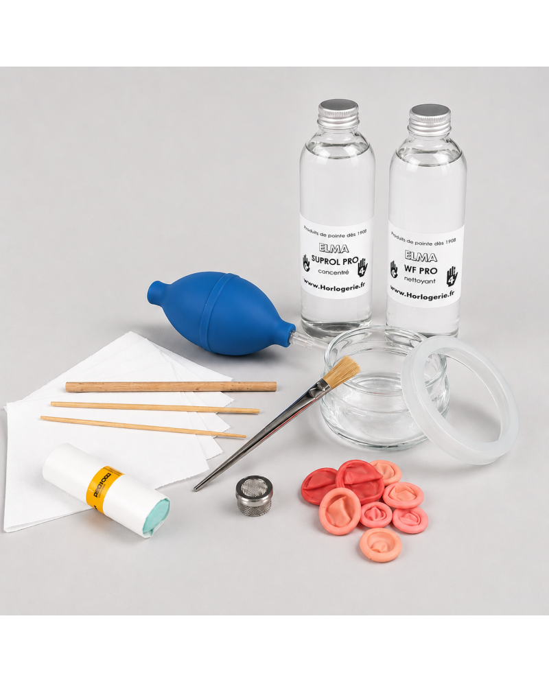 Premium – Kit de nettoyage et rinçage pour pièces de montres