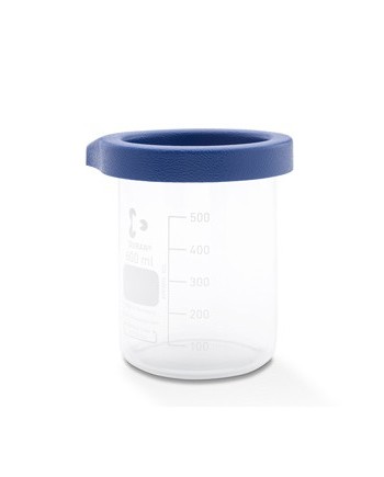 Bécher de nettoyage en verre avec couvercle – 600 ml