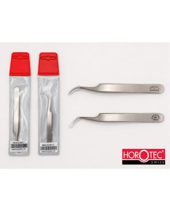 HOROTEC 12.90X-7 - Brucelles forme crochet pointes fines