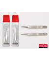 HOROTEC 12.90X-4 – Brucelles pointes longues fines pour spiraux