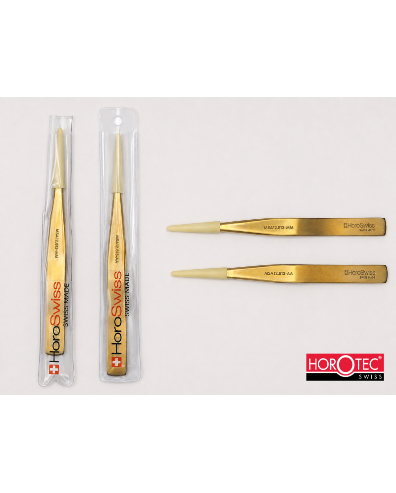 HOROTEC 12.813 – Brucelles laiton Horoswiss manipulation douce