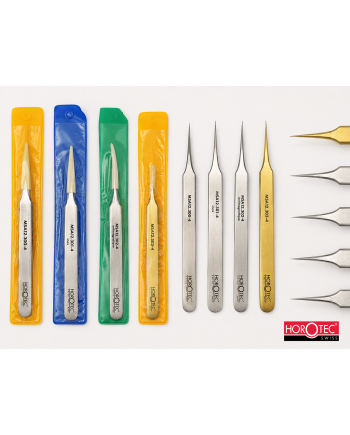 HOROTEC 12.30X-4 – Brucelles longues pour spiraux N°4