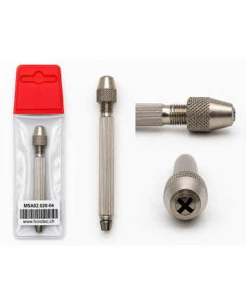 HOROTEC 02.020 - Mandrin avec corps cannelé