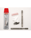 HOROTEC 02.024 - Broche moletée acier avec pinces