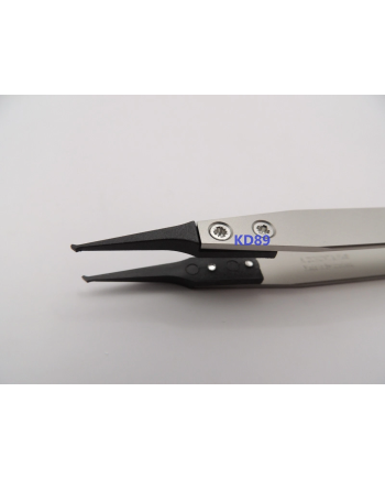 DUMONT WA1 – Brucelle de précision avec embouts noirs STD interchangeables – Swiss Made
