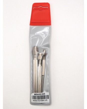 HOROTEC 02.025 – Assortiment mandrins nickelés