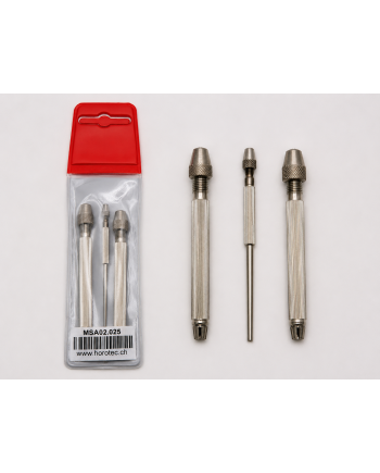 HOROTEC 02.025 – Assortiment mandrins nickelés