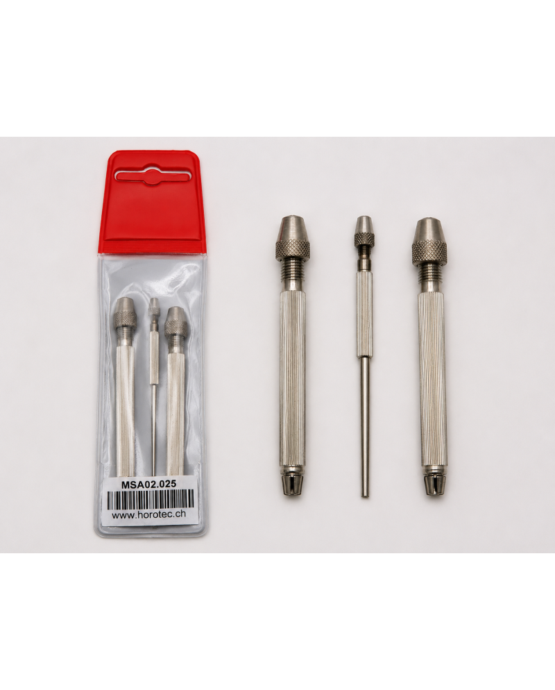 HOROTEC 02.025 – Assortiment mandrins nickelés