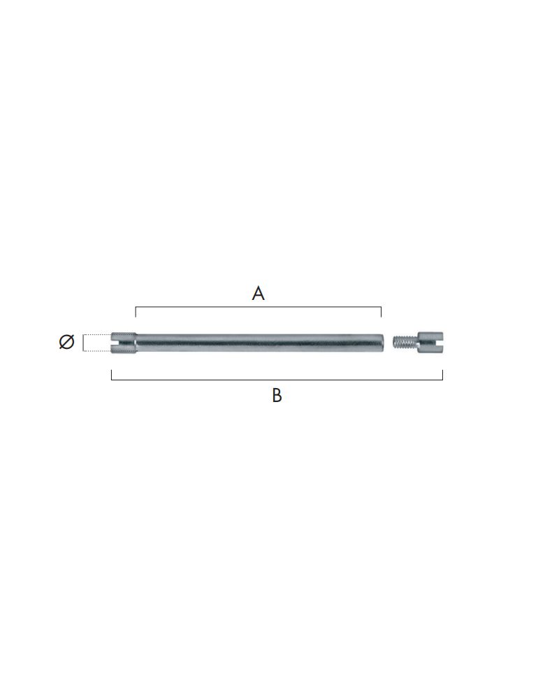 Anse / Barrette à vis extra-large + vis en acier inoxydable par 10pcs