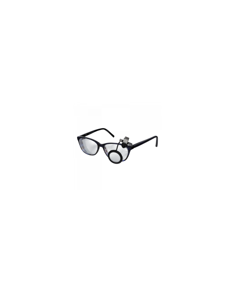 BERGEON 7913-L – Loupe d’horloger à clip pour lunettes – Grossissement 2,5x à 6,7x – Swiss Made