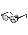 BERGEON 7913-L – Loupe d’horloger à clip pour lunettes – Grossissement 2,5x à 6,7x – Swiss Made