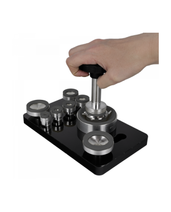 BERGEON 15700-CO – Assortiment de 8 matrices à ventouse pour fonds de boîtiers vissés – Ø 16 à 45 mm