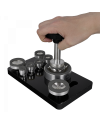 BERGEON 15700-CO – Assortiment de 8 matrices à ventouse pour fonds de boîtiers vissés – Ø 16 à 45 mm