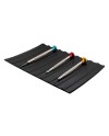 BECO TECHNIC 207405 – Support d’outils rainuré antidérapant en caoutchouc 100 × 150 mm