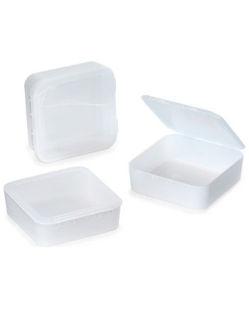 BECO TECHNIC 218131 – Boîte de protection transparente en polypropylène 40 × 40 × 15 mm par 10