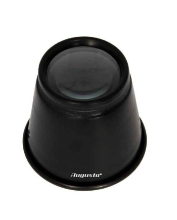 Loupe d’horloger biconvexe en aluminium – Grossissement 3x ou 7x