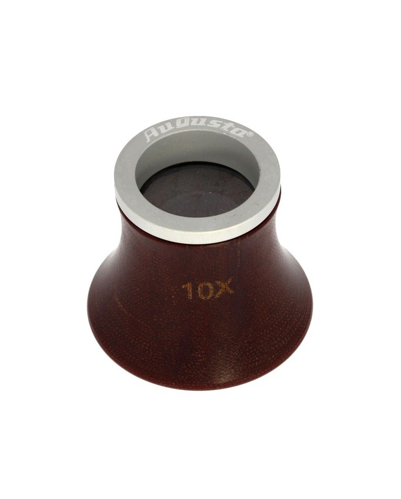 AUGUSTA – Loupe d’horloger imitation bois – Grossissement 3x à 10x