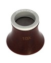 AUGUSTA – Loupe d’horloger imitation bois – Grossissement 3x à 10x