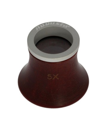 AUGUSTA – Loupe d’horloger imitation bois – Grossissement 3x à 10x