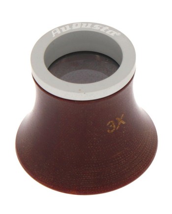AUGUSTA – Loupe d’horloger imitation bois – Grossissement 3x à 10x