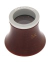 AUGUSTA – Loupe d’horloger imitation bois – Grossissement 3x à 10x