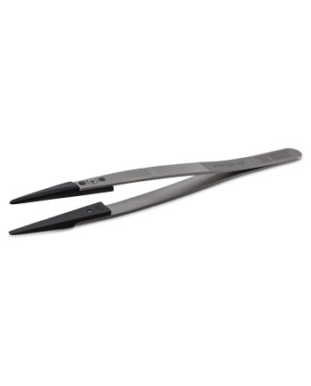 REGINE  291420 – Brucelle d’horloger Forme 249 à pointes PEEK interchangeables – 130 mm