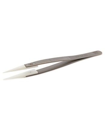 REGINE  220356 – Brucelle d’horloger Forme 259 à pointes POM interchangeables – 130 mm