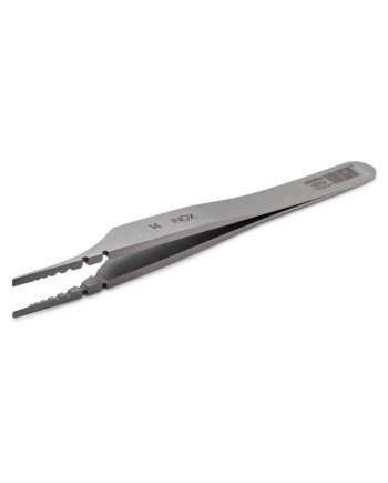 REGINE  220314 – Brucelle d’horloger Forme 14 à pointes rainurées – 115 mm