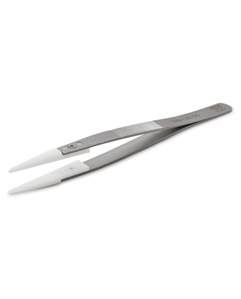 REGINE 220013 – Brucelle d’horloger Forme 249 à pointes POM interchangeables – 130 mm