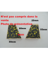 Cuir de soufflets trapézoïdal pour pendule à coucou – Prédécoupé – Lot de 2